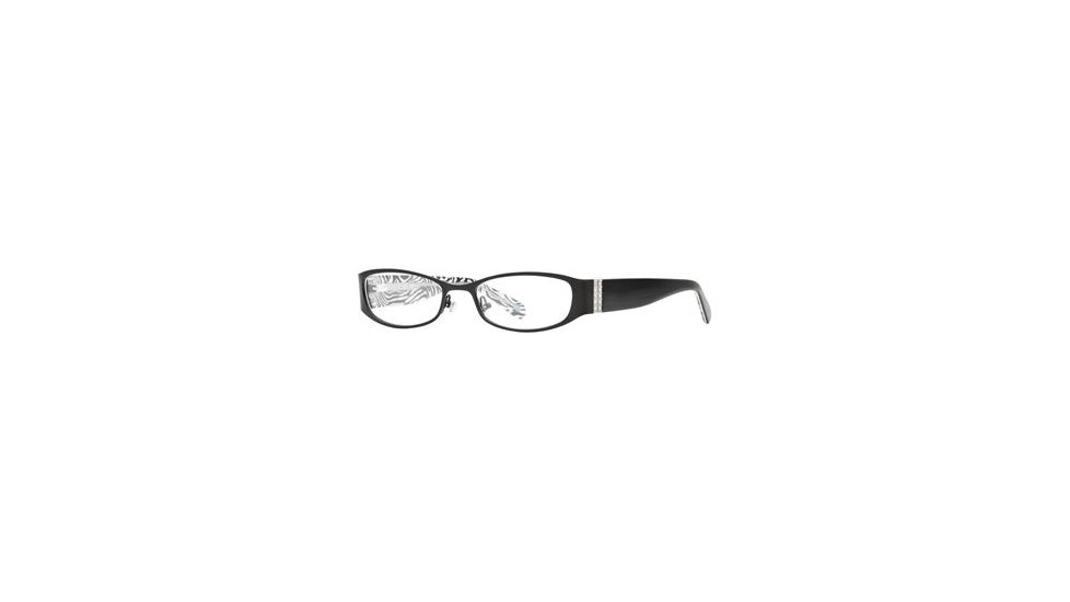 Carmen Marc Valvo CM Paloma SECM PALO00 Single Vision Prescription Eyeglasses - Zebra SECM PALO005335 BKD