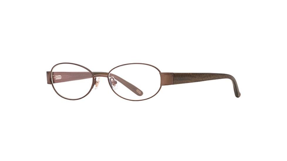 Carmen Marc Valvo CM Pauletta SECM PAUL00 Single Vision Prescription Eyewear - Bronze SECM PAUL005335 GO