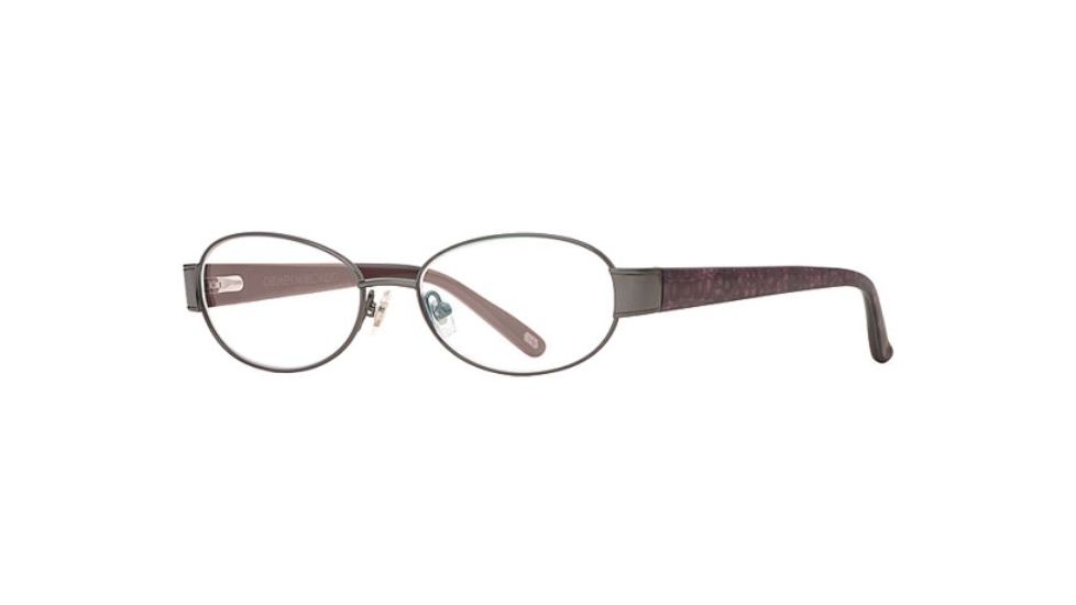 Carmen Marc Valvo CM Pauletta SECM PAUL00 Single Vision Prescription Eyewear - Slate SECM PAUL005335 GM