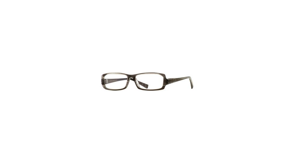 Carmen Marc Valvo CM Savina SECM SAVI00 Progressive Prescripton Eyeglasses - Onyx SECM SAVI005530 BK