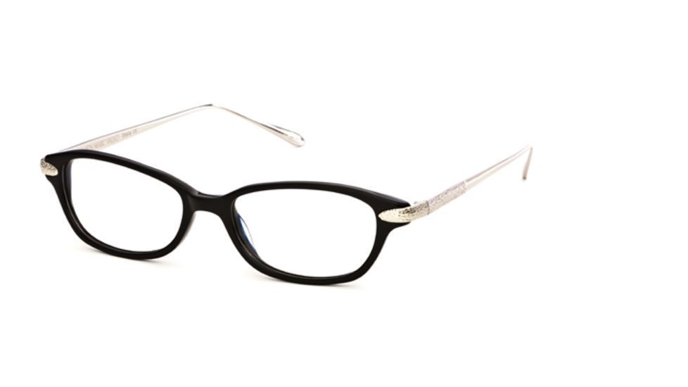 Carmen Marc Valvo CM Stella SECM STEL00 Progressive Prescription Eyeglasses - Onyx SECM STEL005137 BK