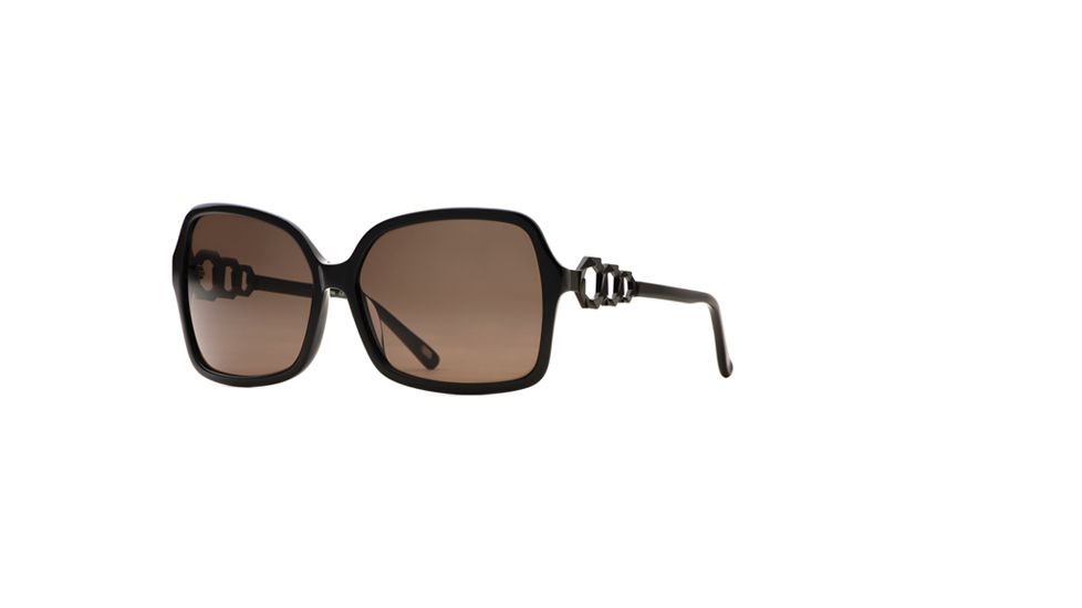 Carmen Marc Valvo CM Valentina SECM VALE06 Single Vision Prescription Sunglasses SECM VALE066030 BK - Frame Color Onyx, Lens Diameter 68 mm