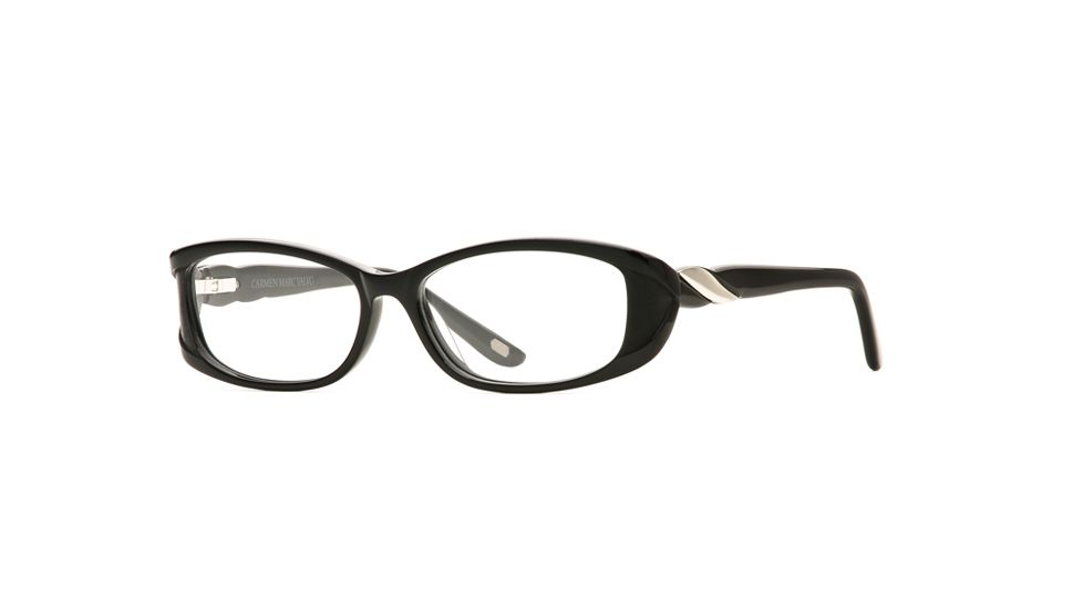 Carmen Marc Valvo CM Zarah SECM ZARA00 Eyeglass Frames - Onyx SECM ZARA005227 BK