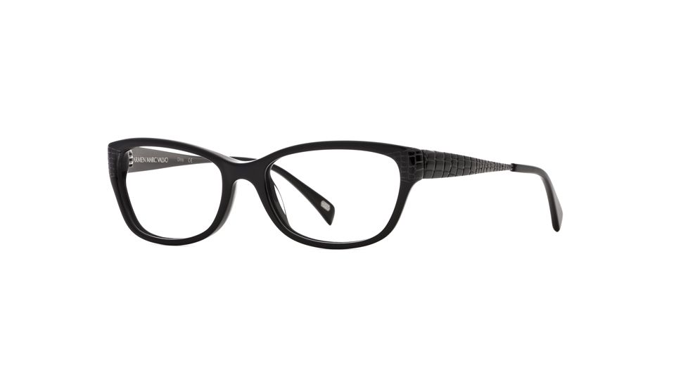 Carmen Marc Valvo CMV Dina SECM DINA00 Bifocal Prescription Eyeglasses - Black SECM DINA005235 BK