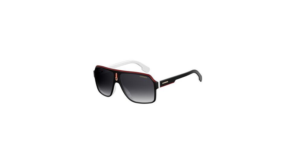 Carrera 1001/S Bifocal Prescription Sunglasses CA1001S-080S-9O-6211 - Frame Color Black/White, Lens Diameter 62 mm
