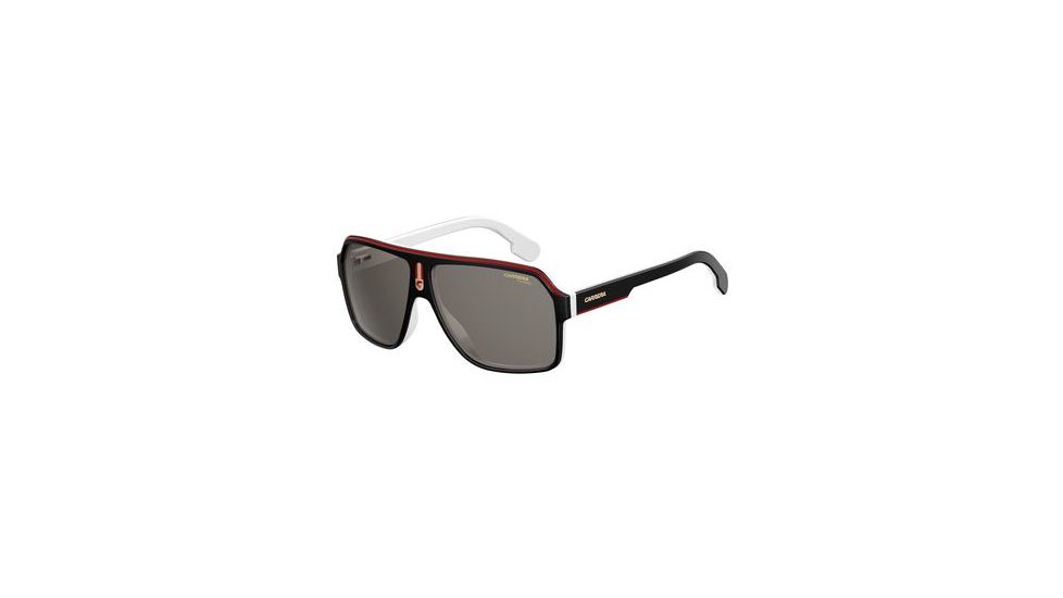 Carrera 1001/S Bifocal Prescription Sunglasses CA1001S-080S-M9-6211 - Frame Color Black/White, Lens Diameter 62 mm