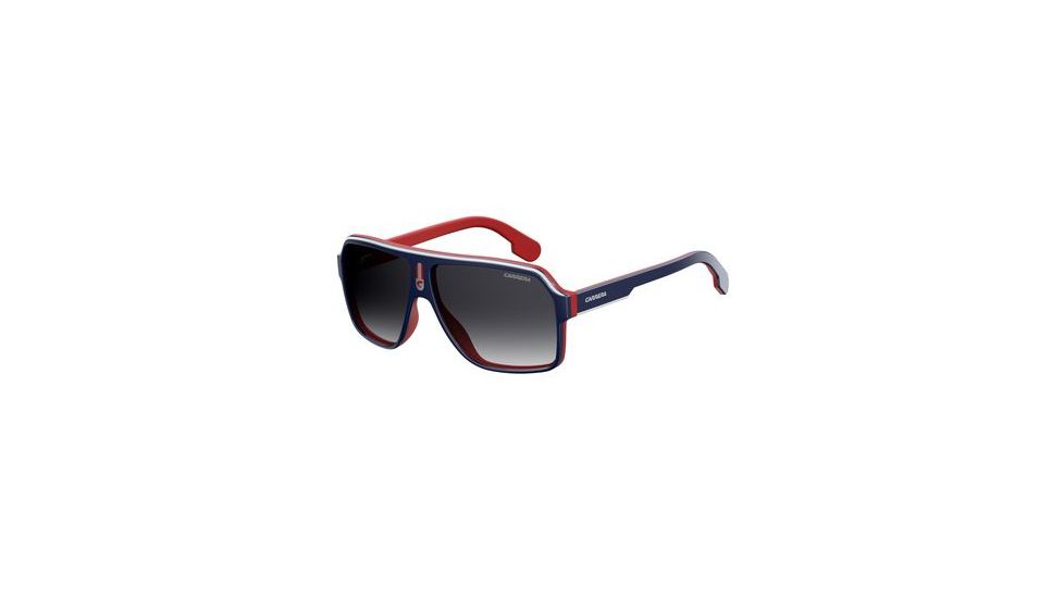 Carrera 1001/S Bifocal Prescription Sunglasses CA1001S-08RU-9O-6211 - Lens Diameter 62 mm, Frame Color Blue/Red
