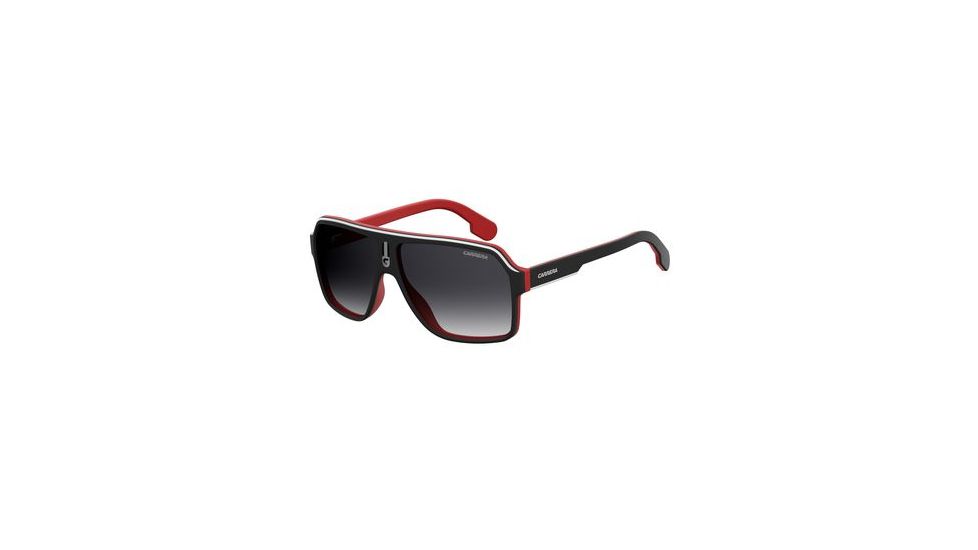Carrera 1001/S Bifocal Prescription Sunglasses CA1001S-0BLX-9O-6211 - Lens Diameter 62 mm, Frame Color Matte Black / Red