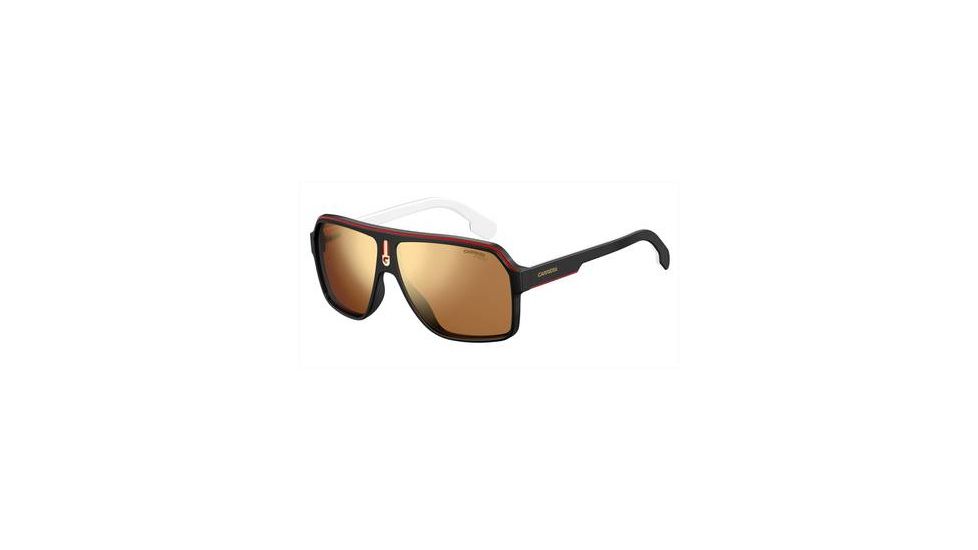 Carrera 1001/S Bifocal Prescription Sunglasses CA1001S-0OIT-K1-6211 - Lens Diameter 62 mm, Frame Color Black Redgd