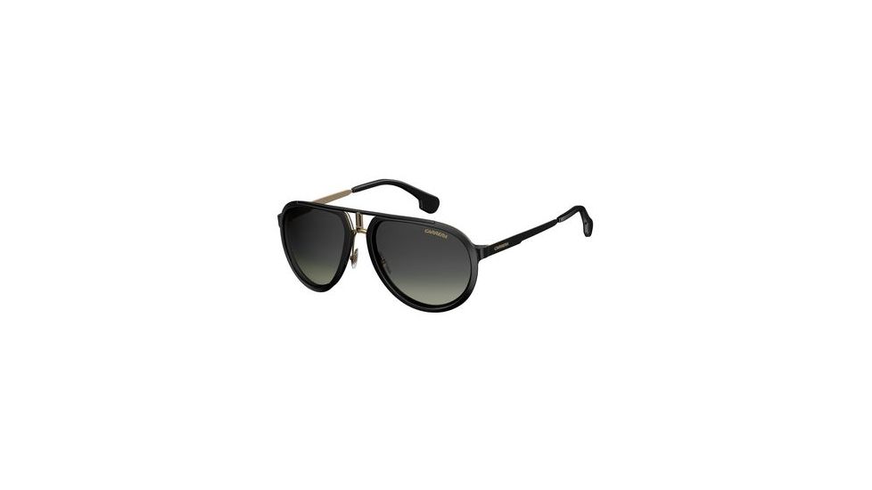 Carrera 1003/S Sunglasses CA1003S-0807-PR-5818 - Black Frame, Gray/Brown Lenses, Lens Diameter 58mm, Distance Between Lenses 18mm