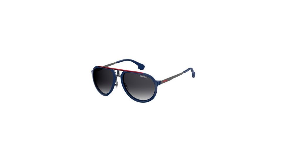 Carrera 1003/S Sunglasses CA1003S-0DTY-9O-5818 - Blue Ruthenium Frame, Dark Gray Gradient Lenses, Lens Diameter 58mm, Distance Between Lenses 18mm