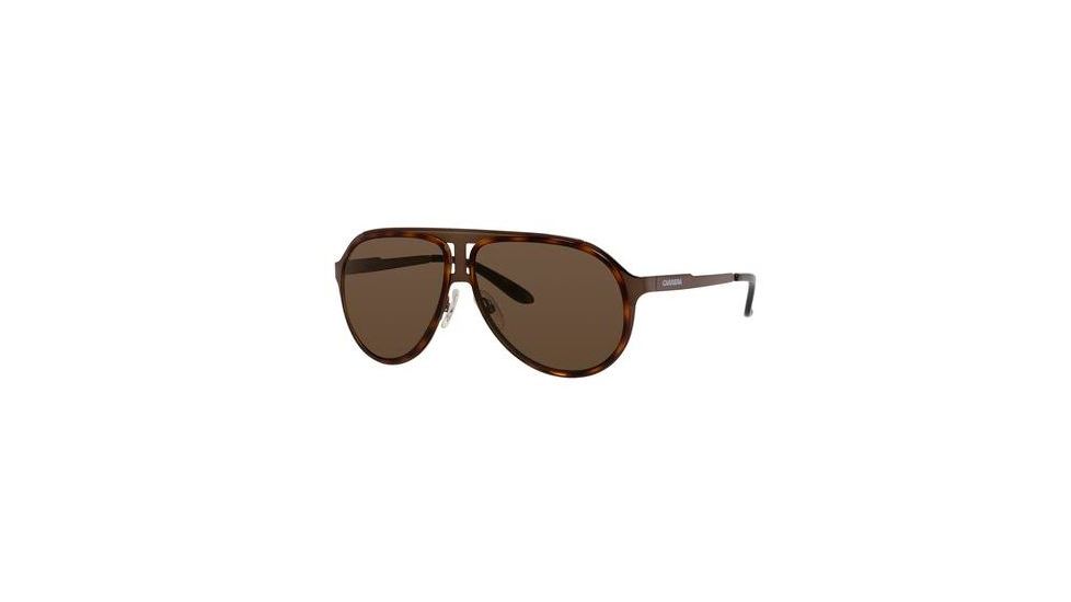 Carrera 100/S Progressive Prescription Sunglasses CA100S-0HKY-EJ-6112 - Lens Diameter 61 mm, Frame Color Brown Havana Bw