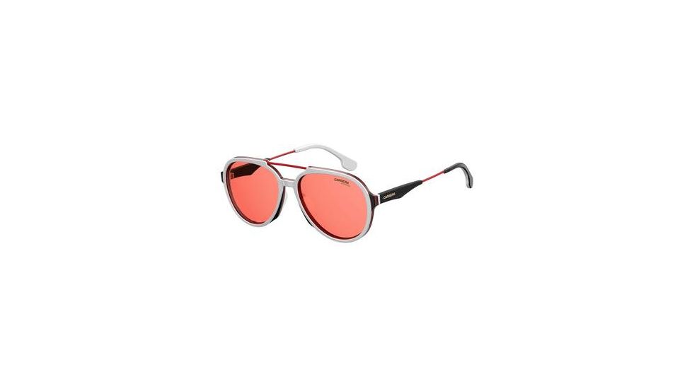Carrera 1012/S Bifocal Prescription Sunglasses CA1012S-07DM-W9-5616 - Lens Diameter 56 mm, Frame Color White/Red