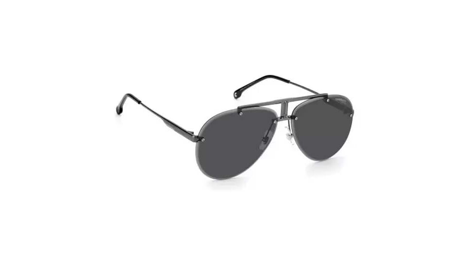 Carrera 1032/S Sunglasses, Dark Ruthenium Black Frame, Grey Lens, 716736298856