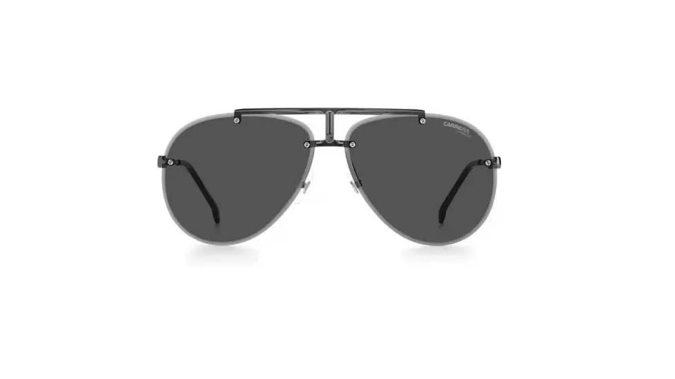 Carrera 1032/S Sunglasses, Dark Ruthenium Black Frame, Grey Lens, 716736298856