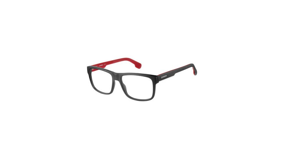 Carrera 1101/V Single Vision Prescription Eyeglasses CA1101V-0003-5517 - Matte Black Frame, Lens Diameter 55mm, Distance Between Lenses 17mm