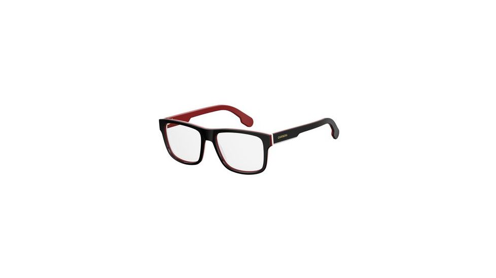 Carrera 1101/V Single Vision Prescription Eyeglasses CA1101V-02OP-5517 - Striped Black White Frame, Lens Diameter 55mm, Distance Between Lenses 17mm