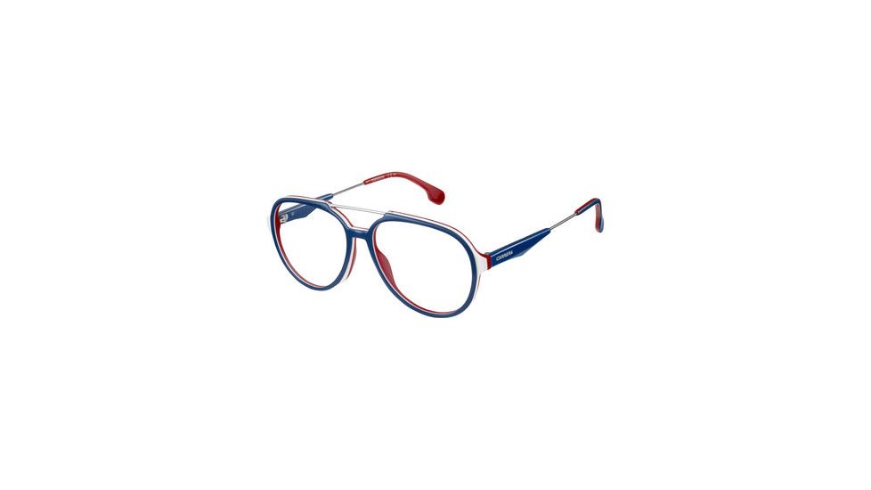 Carrera 1103/V Eyeglass Frames CA1103V-00JU-5616 - Blue/White Frame, Lens Diameter 56mm, Distance Between Lenses 16mm