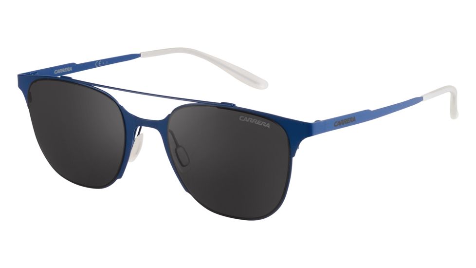 Carrera 116/S Progressive Prescription Sunglasses CA116S-0D6K-P9-5120 - Frame Color Matte Blue, Lens Diameter 51 mm