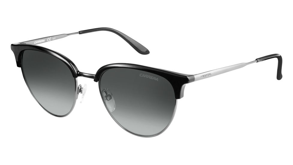 Carrera 117/S Sunglasses CA117S-0CVL-7Z-5218 - Dark Rust Black Frame, Gray Gradient Lenses, Lens Diameter 52mm, Distance Between Lenses 18mm