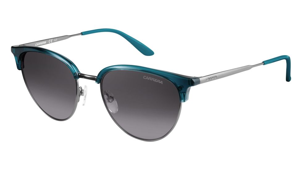 Carrera 117/S Sunglasses CA117S-0RI6-IC-5218 - Dark Rust Teal Frame, Gray Mirror Shaded Silver Lenses, Lens Diameter 52mm, Distance Between Lenses 18mm
