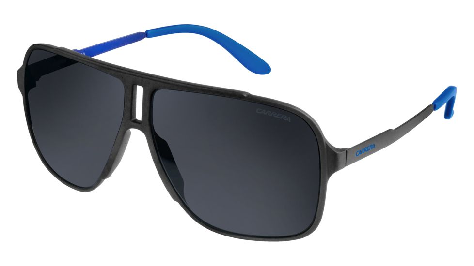 Carrera 122/S Single Vision Prescription Sunglasses CA122S-0GUY-IR-6111 - Lens Diameter 61 mm, Frame Color Black Shiny Matte