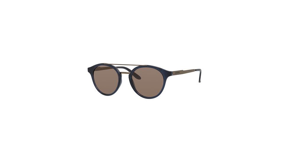 Carrera 123/S Progressive Prescription Sunglasses CA123S-0VZZ-CO-4921 - Lens Diameter 49 mm, Frame Color Dark Blue Gold