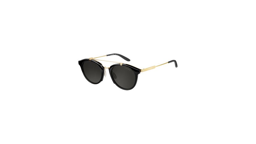 Carrera 126/S Progressive Prescription Sunglasses CA126S-06UB-NR-4922 - Lens Diameter 49 mm, Frame Color Shiny Black-Gold