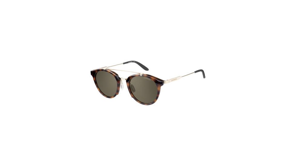 Carrera 126/S Progressive Prescription Sunglasses CA126S-0SCT-70-4922 - Frame Color Havana Gold, Lens Diameter 49 mm
