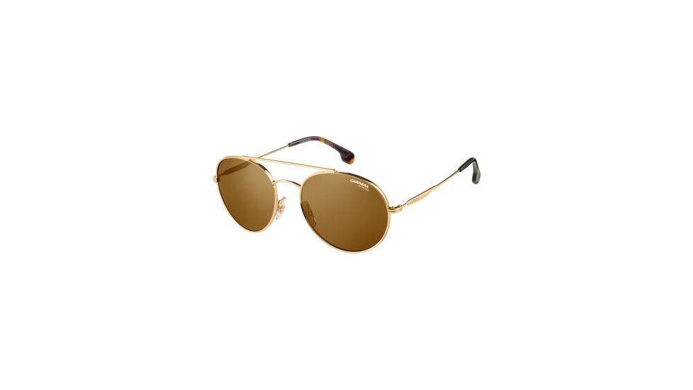 Carrera 131/S Single Vision Prescription Sunglasses CA131S-006J-70-5619 - Frame Color Gold Havana, Lens Diameter 56 mm