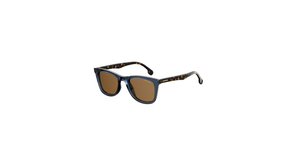 Carrera 134/S Progressive Prescription Sunglasses CA134S-0IPR-70-5122 - Frame Color Havana/Blue, Lens Diameter 51 mm