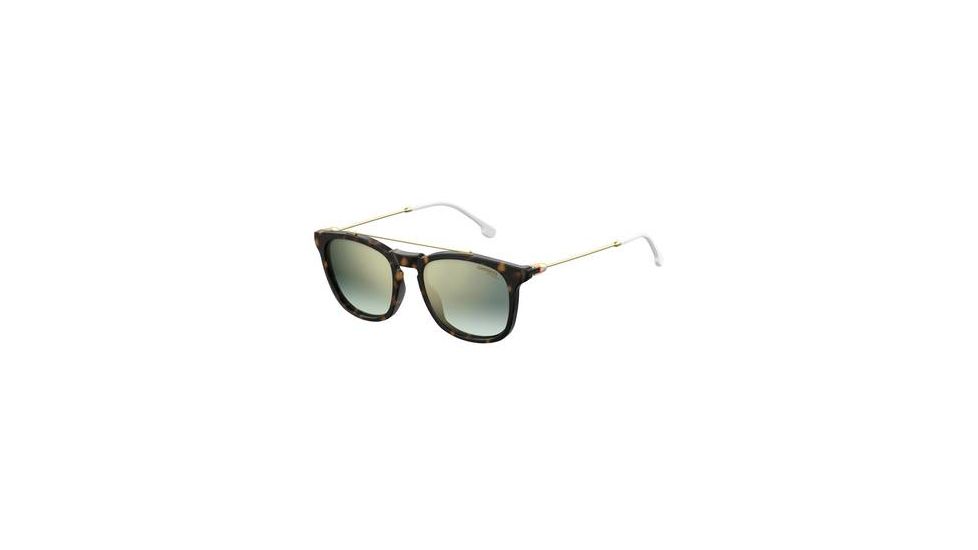 Carrera 154/S Sunglasses CA154S-0086-EZ-5119 - Dark Havana Frame, Green Silver Mirror Lenses, Lens Diameter 51mm, Distance Between Lenses 19mm