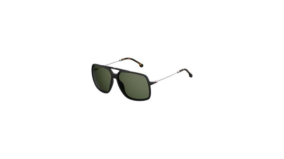 Carrera 155/S Sunglasses CA155S-0003-UC-6214 - Matte Black Frame, Green Polarized Lenses, Lens Diameter 62mm, Distance Between Lenses 14mm