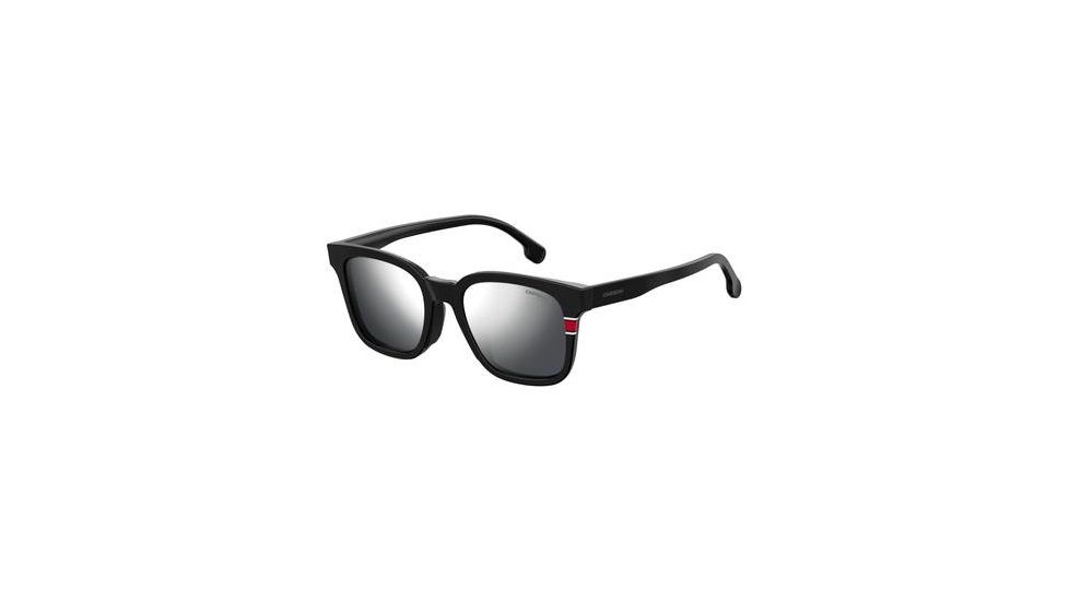 Carrera 185/F/S Sunglasses CA185FS-0003-T4-5321 - Matte Black Frame, Silver Mirror Lenses, Lens Diameter 53mm, Distance Between Lenses 21mm