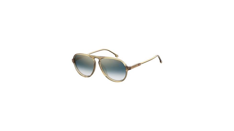Carrera 198/S Sunglasses CA198S-040G-1V-5714 - Yellow Frame, Blsf Gdsp Lenses, Lens Diameter 57mm, Distance Between Lenses 14mm