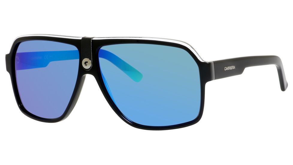 Carrera 33/S Progressive Prescription Sunglasses CA33S-08V6-Z0-6211 - Lens Diameter 62 mm, Frame Color Black Crystal Gray