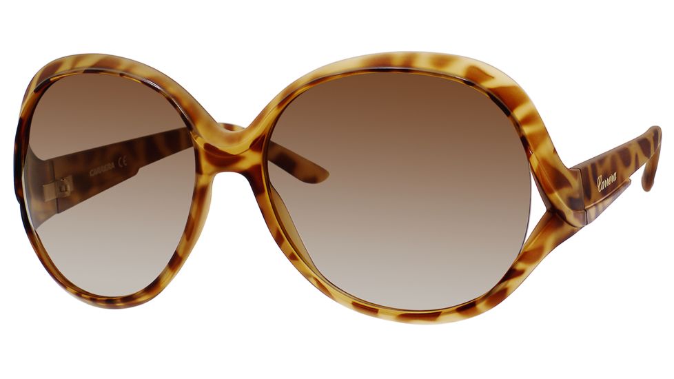 Carrera 45/S Sunglasses CA45S-08ZM-81-5916 - Blonde Havana Frame, Brown Gray Gradient Lenses, Lens Diameter 59mm, Distance Between Lenses 16mm
