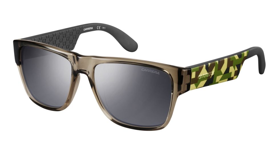 Carrera 5002/S Bifocal Prescription Sunglasses CA5002S-06YN-T4-5517 - Lens Diameter 55 mm, Frame Color Gray Camel Sand