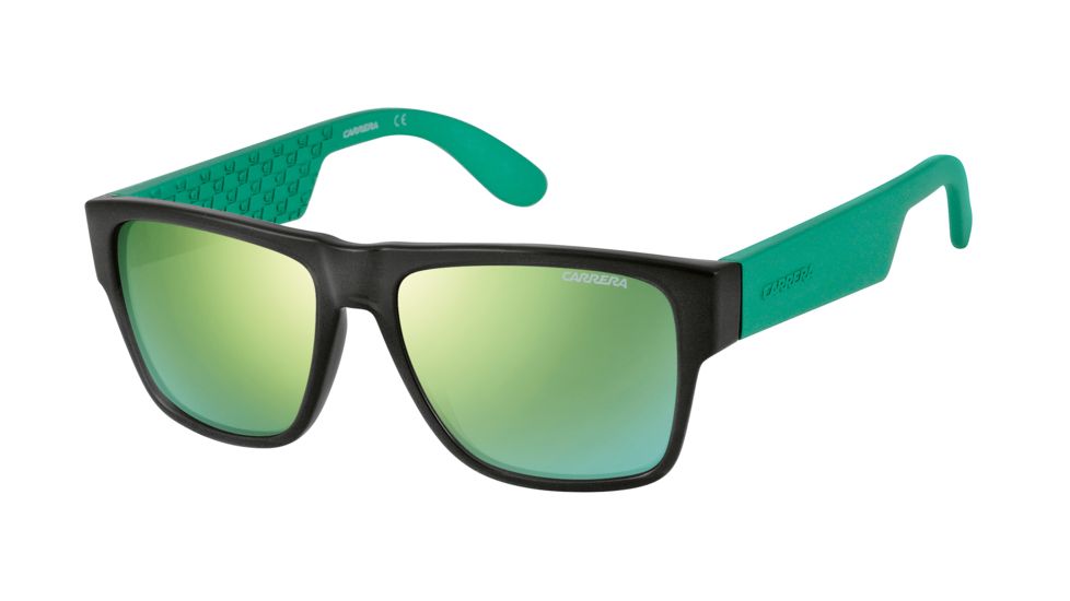 Carrera 5002/S Bifocal Prescription Sunglasses CA5002S-0B4Y-Z9-5517 - Lens Diameter 55 mm, Frame Color Transparent Gray / Ml Green
