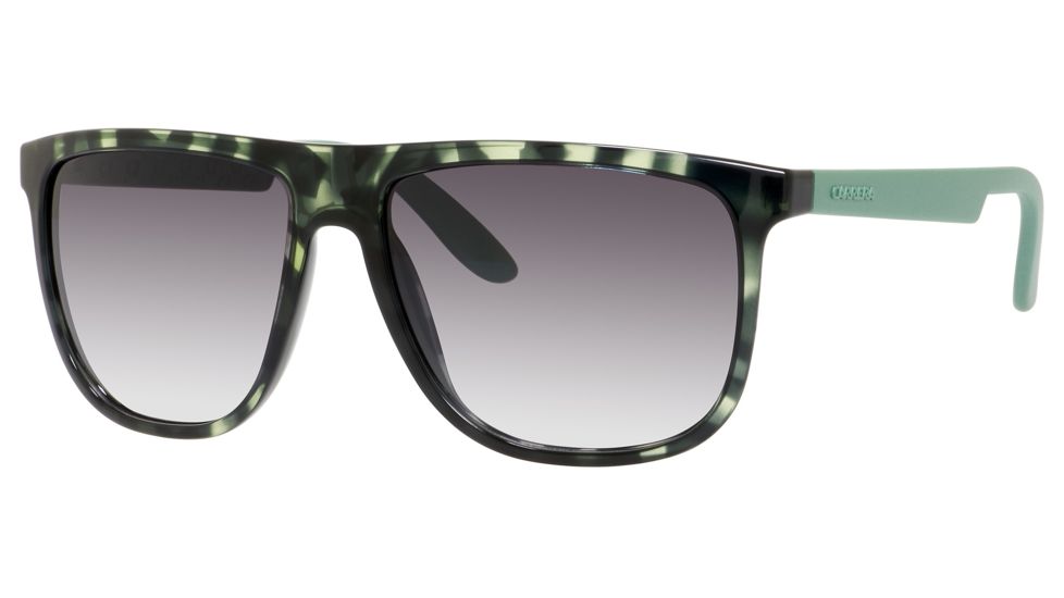 Carrera 5003/S Sunglasses CA5003S-0DER-9C-5816 - Havana Green Frame, Dark Gray Gradient Lenses, Lens Diameter 58mm, Distance Between Lenses 16mm