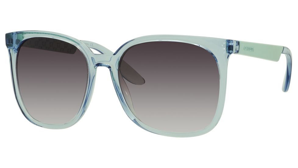 Carrera 5004/S Sunglasses CA5004S-0D84-JS-5718 - Transparent Green Frame, Gray Gradient Lenses, Lens Diameter 57mm, Distance Between Lenses 18mm