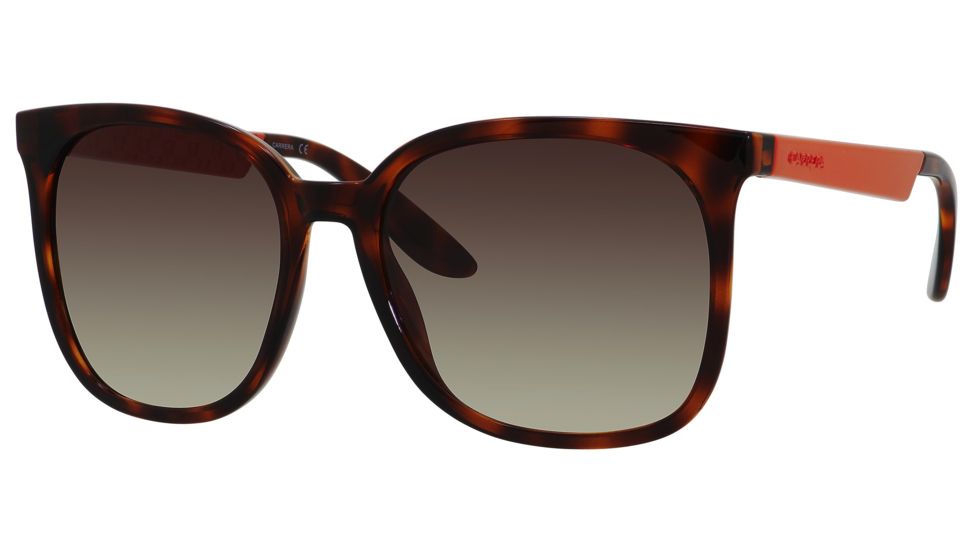 Carrera 5004/S Sunglasses CA5004S-0DVQ-CC-5718 - Havana Medium Frame, Brown Gradient Lenses, Lens Diameter 57mm, Distance Between Lenses 18mm