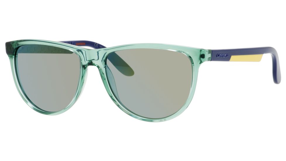 Carrera 5007/S Single Vision Prescription Sunglasses CA5007S-00SW-QU-5616 - Lens Diameter 56 mm, Frame Color Transparent Green