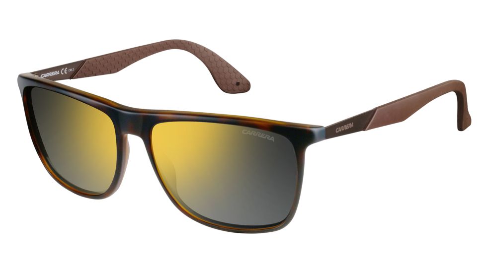 Carrera 5018/S Single Vision Prescription Sunglasses CA5018S-0KQ8-CT-5616 - Lens Diameter 56 mm, Frame Color Havana Brown