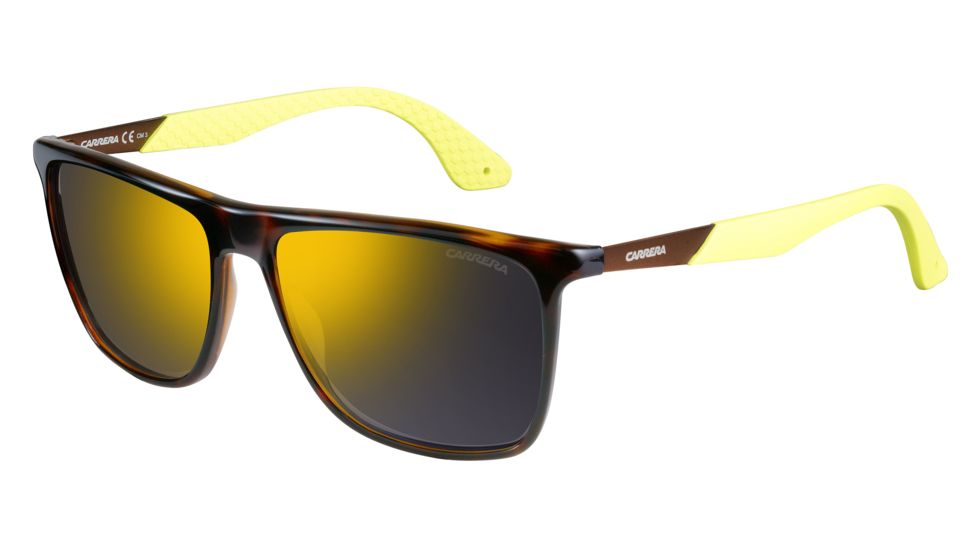 Carrera 5018/S Single Vision Prescription Sunglasses CA5018S-0MDH-QU-5616 - Lens Diameter 56 mm, Frame Color Havana Dark Brown