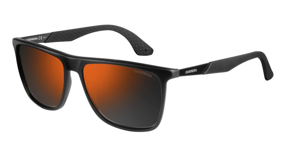 Carrera 5018/S Single Vision Prescription Sunglasses CA5018S-0MHX-CT-5616 - Frame Color Matte Black, Lens Diameter 56 mm
