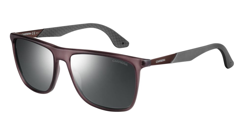 Carrera 5018/S Single Vision Prescription Sunglasses CA5018S-0MJE-3R-5616 - Lens Diameter 56 mm, Frame Color Matte Brown Gray