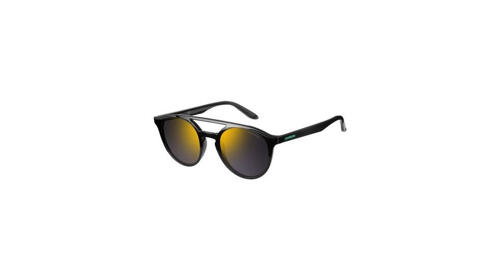 Carrera 5037/S Single Vision Prescription Sunglasses CA5037S-01VD-HJ-4921 - Frame Color Dark Gray, Lens Diameter 49 mm