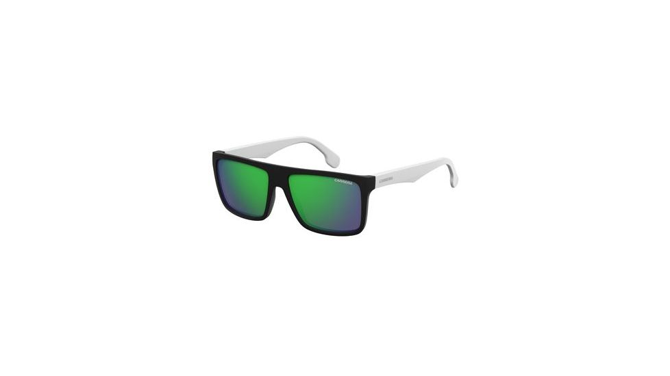 Carrera 5039/S Single Vision Prescription Sunglasses CA5039S-04NL-Z9-5816 - Lens Diameter 58 mm, Frame Color Matte Black/White