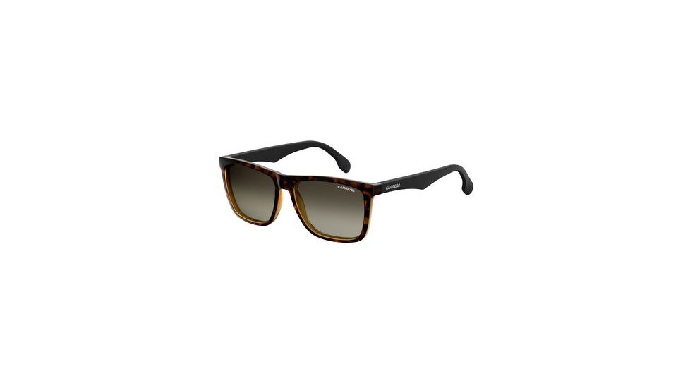 Carrera 5041/S Single Vision Prescription Sunglasses CA5041S-02OS-HA-5616 - Lens Diameter 56 mm, Frame Color Havana Matte Black